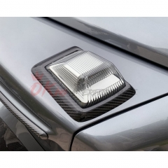 Dry Carbon Fiber Turn Signal Light Cover For Mercedes Benz G Class W464 G63 AMG BRABUS 2018-2024