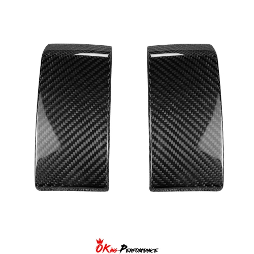 TopCar Style Dry Carbon Fiber Rear Bumper Trims For Mercedes Benz G Class W464 AMG G63 2018-2020