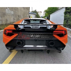 Tecnica Style Dry Carbon Fiber Rear Engine Cover For Lamborghini Huracan LP610-4 LP580 EVO