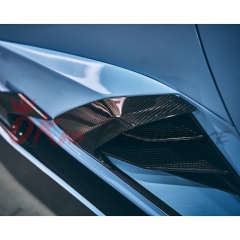 Paktechz Style Dry Carbon Fiber Side Skirt Vent Trims For Lamborghini Huracan Tecnica STO ONLY