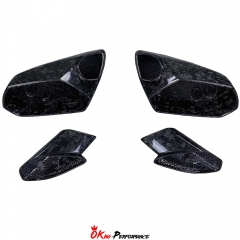 OEM Style Forged Dry Carbon Fiber Mirror Cover (Replacement) For Lamborghini Huracan STO