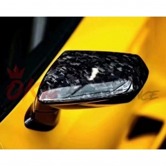 OEM Style Forged Dry Carbon Fiber Mirror Cover (Replacement) For Lamborghini Huracan STO