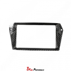 Dry Carbon Fiber Center Console Navigation Screen Display Outer Panel For Lamborghini Aventador LP700-4