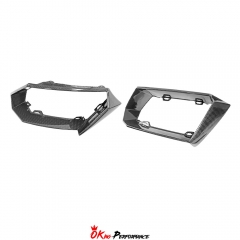 Dry Carbon Fiber Front Bumper Air Vents (Replacement) For Lamborghini Aventador LP700-4