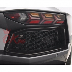 Dry Carbon Fiber Rear Bumper Air Vents (Replacement) For Lamborghini Aventador LP700-4