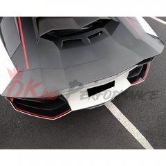 Dry Carbon Fiber Rear Spoiler Base (Replacement) For Lamborghini Aventador LP700-4