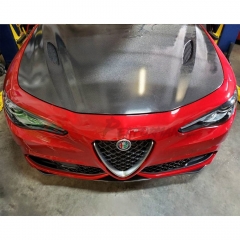 OEM Style Carbon Fiber Front Lip For Alfa Romeo Quadrifoglio 2016-2023