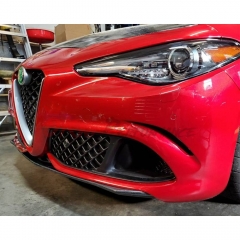 OEM Style Carbon Fiber Front Lip For Alfa Romeo Quadrifoglio 2016-2023