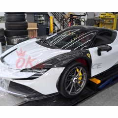 Novitec Style Dry Carbon Fiber Fender For Ferrari SF90