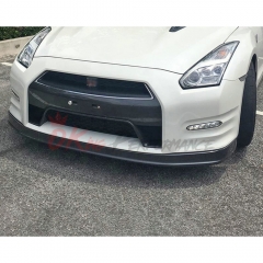 OEM Style Carbon Fiber Front Lip For Nissan R35 GTR 2012-2016