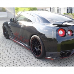 ZELE Style Carbon Fiber Side Skirt For Nissan R35 GTR 2008-2024