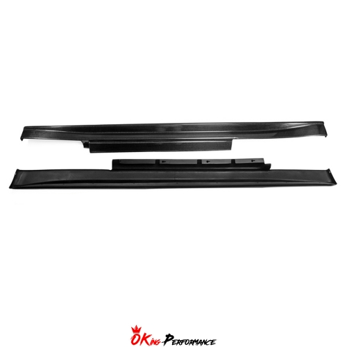 ZELE Style Carbon Fiber Side Skirt For Nissan R35 GTR 2008-2024