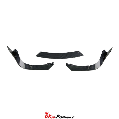 Batfury Style Dry Carbon Fiber Front Lip For Ferrari 296 2021-2025