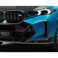 Paktechz Style Dry Carbon Fiber Front Lip For BMW X6 G06 LCI M60I