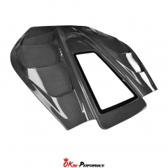 Batfury Style Dry Carbon Fiber Rear Engine Cover For Ferrari 296 2021-2025