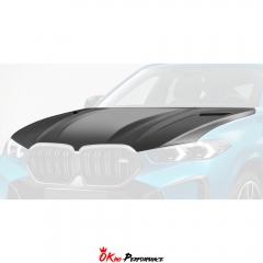 Paktechz Style Dry Carbon Fiber Hood For BMW X6 G06 LCI M60I