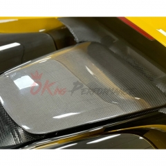 OEM Style Dry Carbon Fiber Rear Engine Cover For Ferrari 296 2021-2025