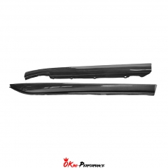 OEM Style Dry Carbon Fiber Side Skirt For Ferrari 296 2021-2025