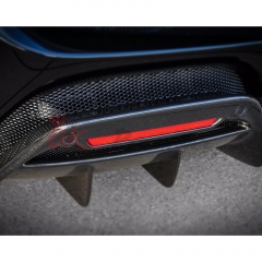 OEM Style Dry Carbon Fiber Rear Diffuser For Ferrari 296 2021-2025