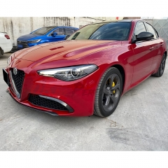 B Style Carbon Fiber Front Bumper Vent Trim For Alfa Romeo Giulia Base Ti 2016-2023