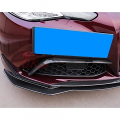 Carbon Fiber Front Bumper Canards For Alfa Romeo Giulia Base Ti 2016-2023