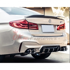 MP-Style Carbon Fiber Rear Diffuser For BMW 5 Series F90 M5 2017-2023