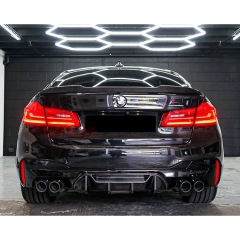 MP-Style Carbon Fiber Rear Diffuser For BMW 5 Series F90 M5 2017-2023