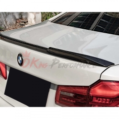 CS-Style Dry Carbon Fiber Rear Spoiler Trunk Wing For BMW 5 Series G30 G38 F90 M5 2017-2023