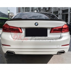 CS-Style Dry Carbon Fiber Rear Spoiler Trunk Wing For BMW 5 Series G30 G38 F90 M5 2017-2023