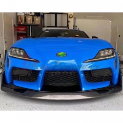 Aimgain Style Carbon Fiber Front Lip For Toyota GR Supra MK5 A90 A91 2019-2024