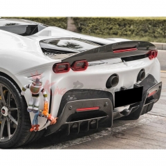 OEM Style Dry Carbon Fiber Rear Diffuser For Ferrari SF90