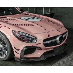 Renntech Style Carbon Fiber Front Lip For Mercedes-Benz AMG GT GTS 2015-2016