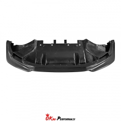 Top Secret Style Carbon Fiber Front Lip For Nissan R35 GTR DBA 2012-2016