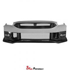 MY24 Nismo Style Partial Carbon Fiber Front Bumper For Nissan R35 GTR 2008-2024