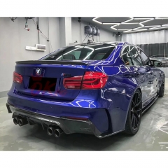 3D Style Semi Carbon Fiber Rear Bumper For BMW M3 M4 F80 F82 F83 2014-2020