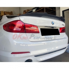 PSM Style Carbon Fiber Rear Trunk Spoiler For BMW 5 Series G30 G38 F90 M5 2017-2023