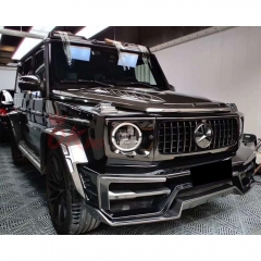 Paktechz Style Dry Carbon Fiber Engine Hood For Mercedes Benz G Class W464 G350 G500 AMG G63 2019-2022