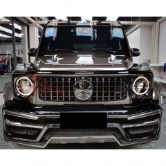 Paktechz Style Dry Carbon Fiber Engine Hood For Mercedes Benz G Class W464 G350 G500 AMG G63 2019-2022