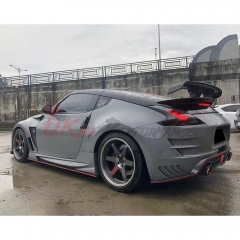 Varis Arising II Style Half Carbon Fiber Rear Bumper For NIissan 370Z Z34 2008-2019