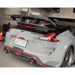 Varis Arising II Style Half Carbon Fiber Rear Bumper For NIissan 370Z Z34 2008-2019