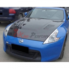 Vented Style Carbon Fiber Hood For Nissan 370Z Z34 2008-2019