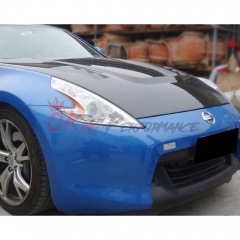 Vented Style Carbon Fiber Hood For Nissan 370Z Z34 2008-2019