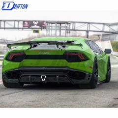 OKING Style Dry Carbon Fiber Rear Bumper For Lamborghini Huracan LP580 2014-2018