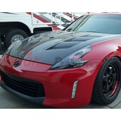 Amuse Style Carbon Fiber Hood For Nissan 370Z Z34 2008-2019