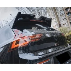 CMST Style Carbon Fiber Rear Roof Spoiler Wing For VW Golf MK8 GTI 2021-2025