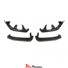 MP Style Dry Carbon Fiber Front Lip Splitter For BMW 5 Series G60 2024-On