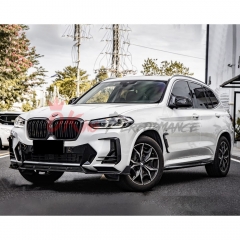 SQ Style Dry Carbon Fiber Side Skirt For BMW X3 G01 G08 LCI 2022-2024