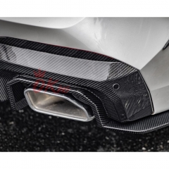 SQ Style Dry Carbon Fiber Rear Diffuser For BMW X3 G01 G08 LCI 2022-2024