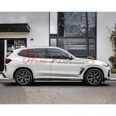SQ Style Dry Carbon Fiber Side Skirt For BMW X3 G01 G08 LCI 2022-2024
