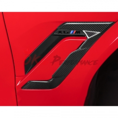 SQ Style Dry Carbon Fiber Front Fender Trim For BMW X6M F96 LCI 2024-On